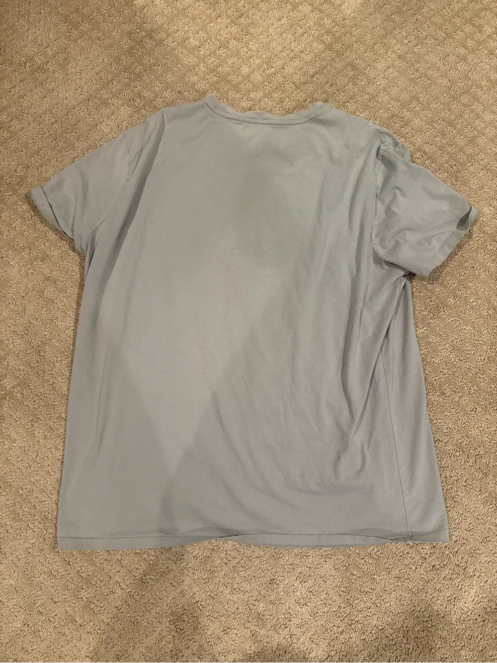 Polo by Ralph Lauren Light Gray Crewneck Tee with Embroidered Pony
